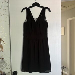 EXPRESS black lace detailed dress; Size: 8